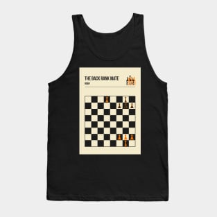 The Back Rank Mate Chess Checkmate Vintage Book Cover Poster Tank Top